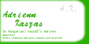 adrienn kaszas business card